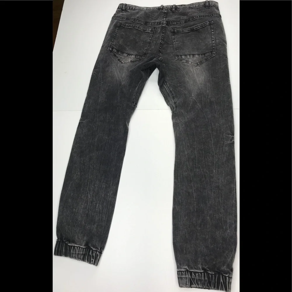 EST 19 black jean jogger with pockets 32